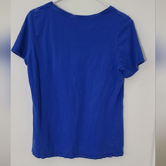 Duke University Nike Women's Blue V-Neck Tee Large - Picture 4 of 4